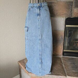 Princess Polly Denim Maxi Skirt